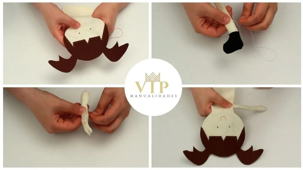 Muñecas de fieltro - MANUALIDADES VIP