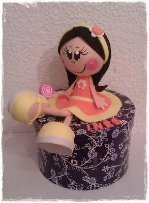 Muñecas de foami patrones - Imagui