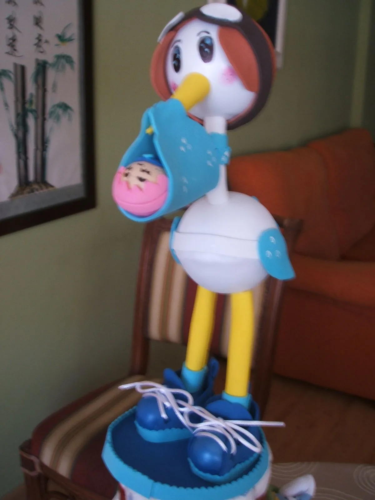 Muñecas Fofuchas: Cigueña Aviador