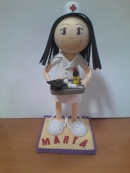Muñecas fofuchas enfermera - Imagui