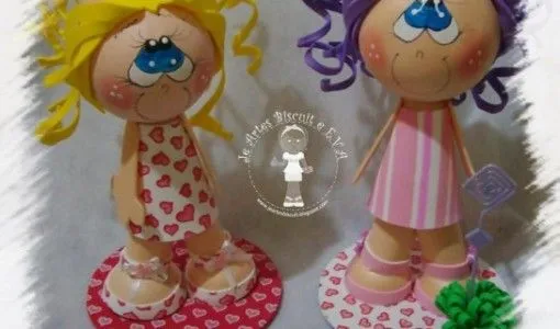 muñecas - Todo en Goma Eva