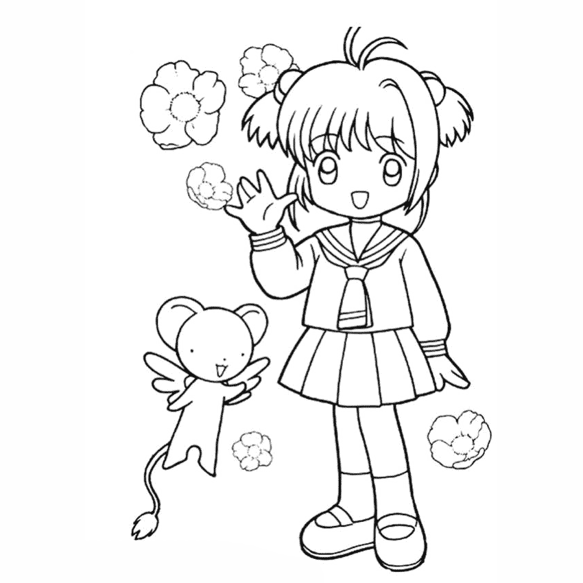 Dibujos para colorear manga. Dibujos manga para niños Dibujos para colorear manga. Dibujos manga para niños