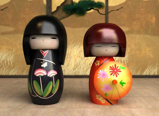 Muñecas Kokeshi - Taringa!