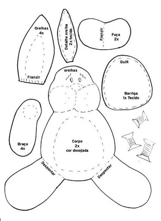 munecas moldes | Aprender manualidades es facilisimo.com