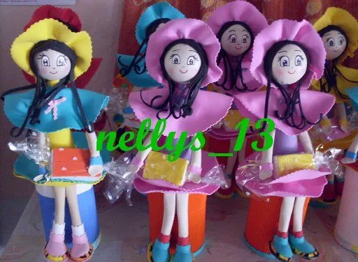 LAS MUÑECAS DE NELLYS...: Muñecas para cotillón