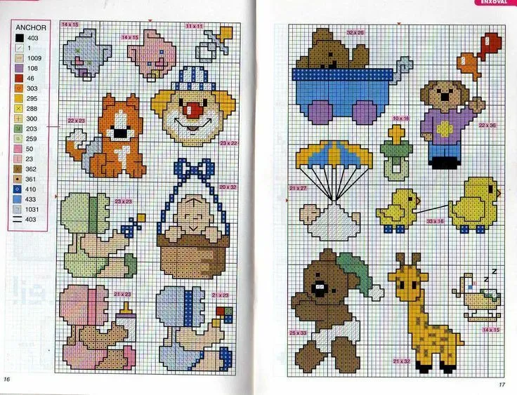 muñecas on Pinterest | Punto De Cruz, Cross Stitches and Punto Cruz