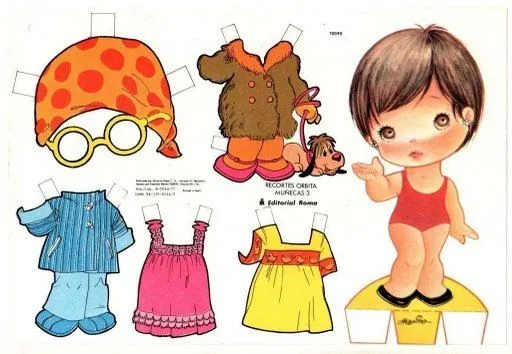 Muñecas de papel para vestir y recortar gratis - Imagui Muñecas de papel para vestir y recortar gratis - Imagui