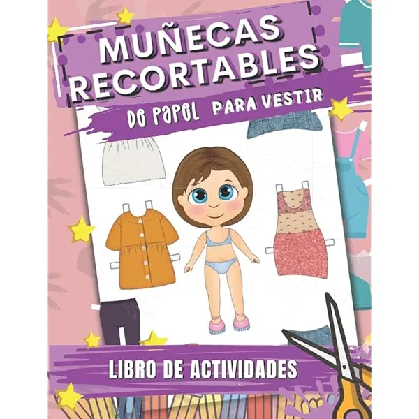 Muñecas Recortables de Papel para Vestir: Libro de Recortables Niñas Muñecas: 4 Muñecas de Papel - 58 Ropa y Accesorios: Libro de Actividades - Recortes para Niñas (Spanish Edition) : Pixart, Asen: Amazon.com.mx: Libros Muñecas Recortables de Papel para Vestir: Libro de Recortables Niñas Muñecas: 4 Muñecas de Papel - 58 Ropa y Accesorios: Libro de Actividades - Recortes para Niñas (Spanish Edition) : Pixart, Asen: Amazon.com.mx: Libros