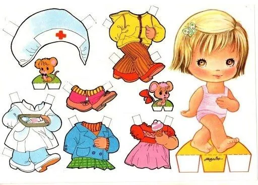 Muñecas para recortar