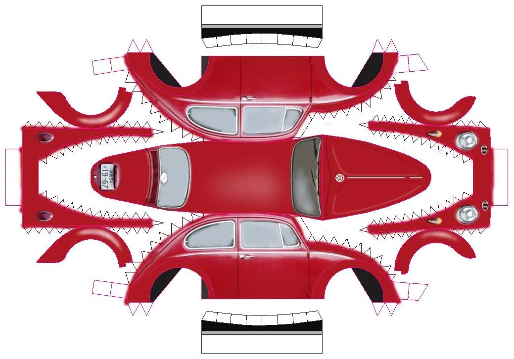 Muñecas para recortar: Coches para recortar y montar Muñecas para recortar: Coches para recortar y montar