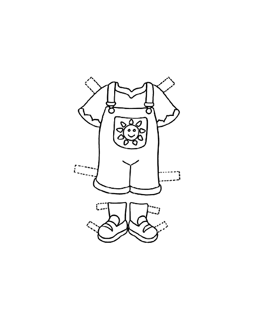 Muñecas para recortar: Muñeca Rosie con vestidos para recortar y ...