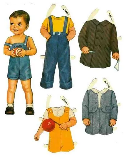 Muñecas para recortar: Niña y niño para recortar con vestidos ... Muñecas para recortar: Niña y niño para recortar con vestidos ...