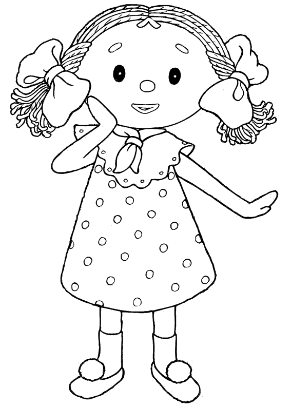 Dibujos para colorear: Dibujos para colorear - Muñeca de trapo Dibujos para colorear: Dibujos para colorear - Muñeca de trapo