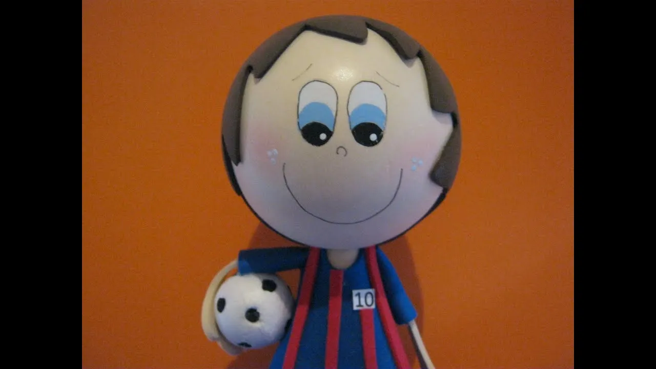 Muñeco Fofucho En Foamy Lionel Messi Barcelona FC Artfoamicol ...