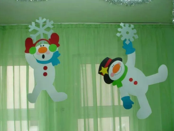 Muñeco d nieve para colgar | Navidad | Pinterest