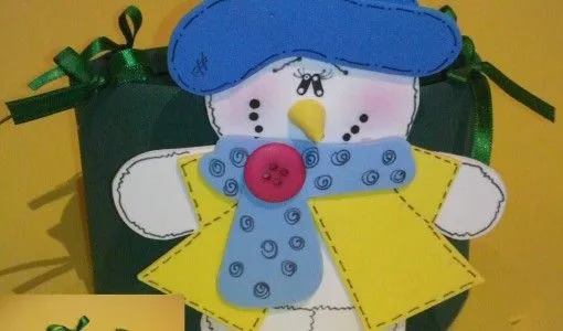 muñeco de nieve - Todo en Goma Eva