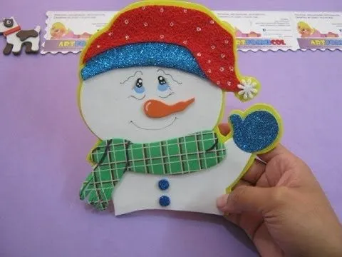 MUÑECO DE NIEVE NAVIDEÑO EN FOAMY O GOMAEVA ADORNO PARA BOTAS ... MUÑECO DE NIEVE NAVIDEÑO EN FOAMY O GOMAEVA ADORNO PARA BOTAS ...