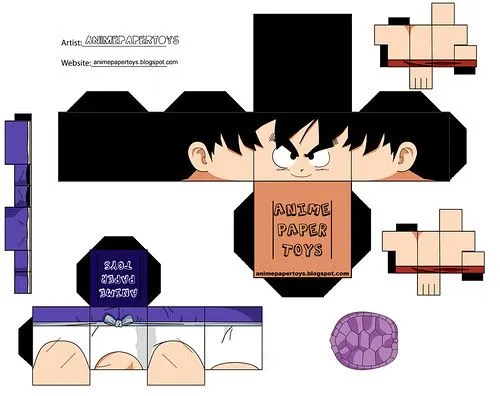 Muñecos armables de Dragon Ball, Z y GT - Identi Muñecos armables de Dragon Ball, Z y GT - Identi