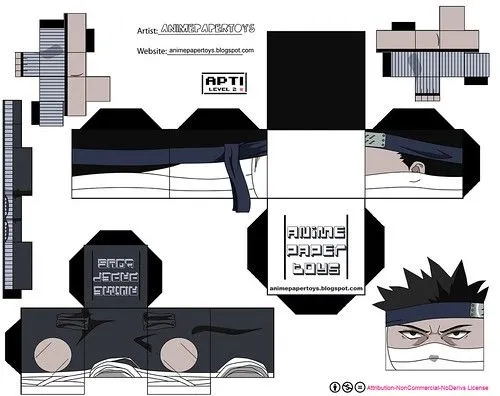 Muñecos armables de Naruto y Naruto Shippuden 2 - Identi Muñecos armables de Naruto y Naruto Shippuden 2 - Identi