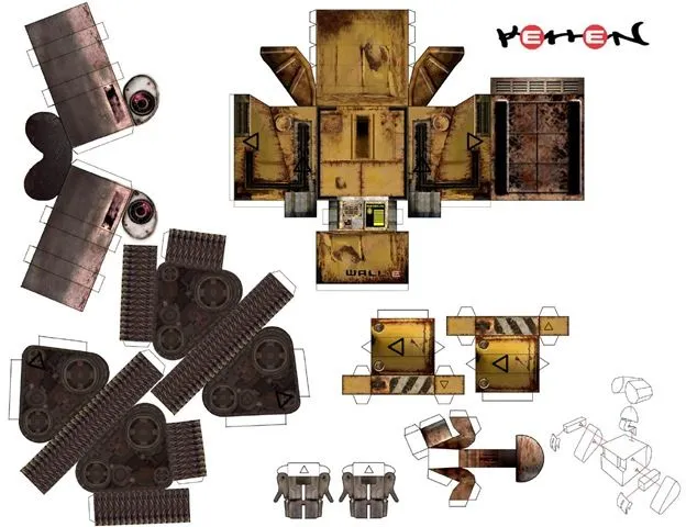 Figuras en papel para armar - Imagui