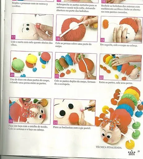 Muñecos Country: Cienpies