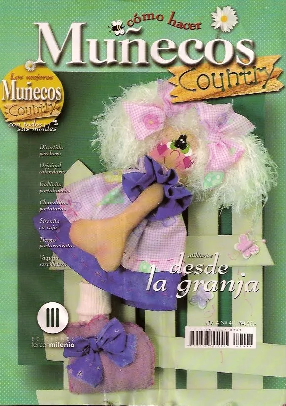 Muñecos Country Nº 40 | Manualidades