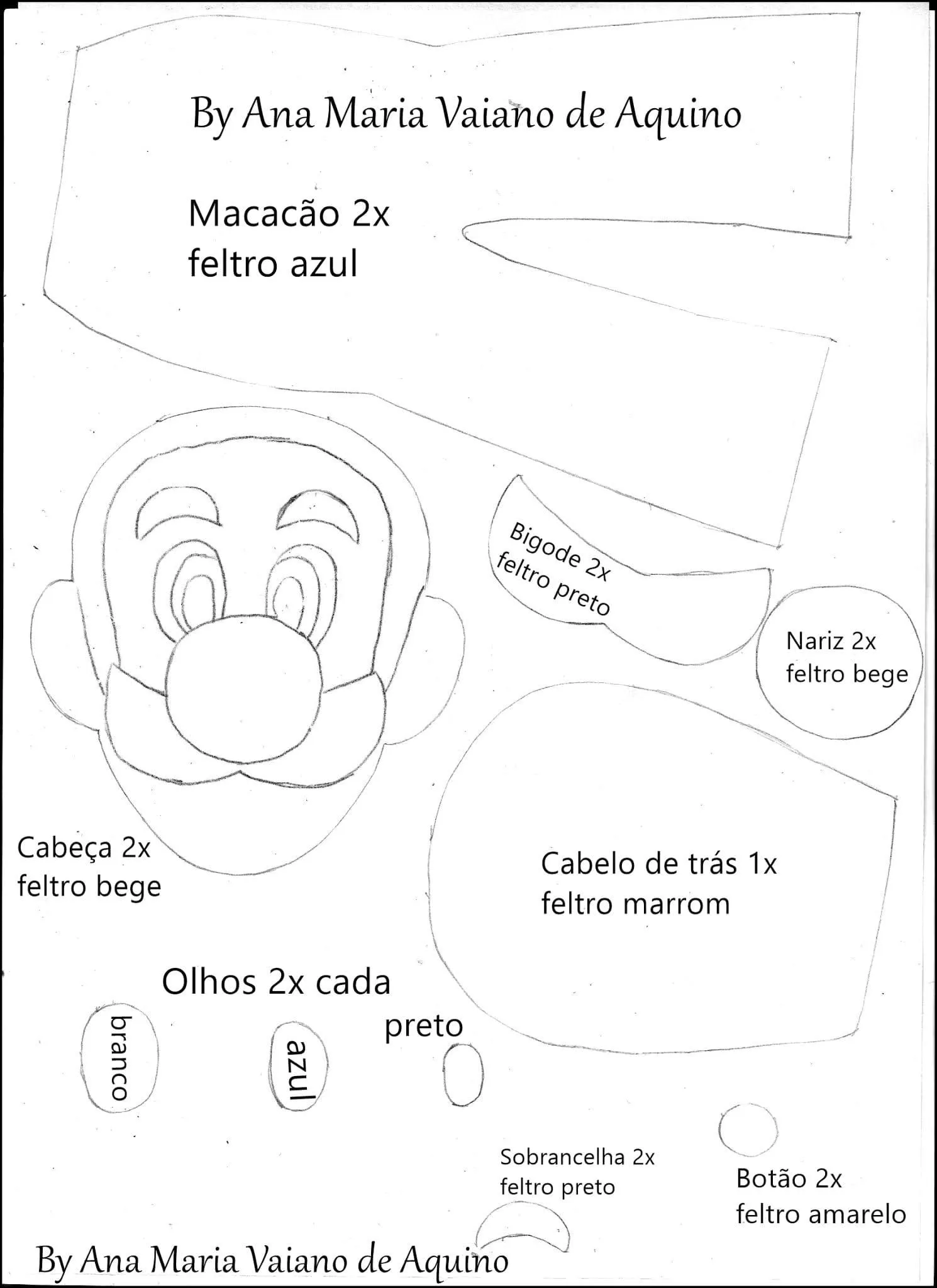 Cómo hacer muñecos de felpa de Super Mario Bros Cómo hacer muñecos de felpa de Super Mario Bros