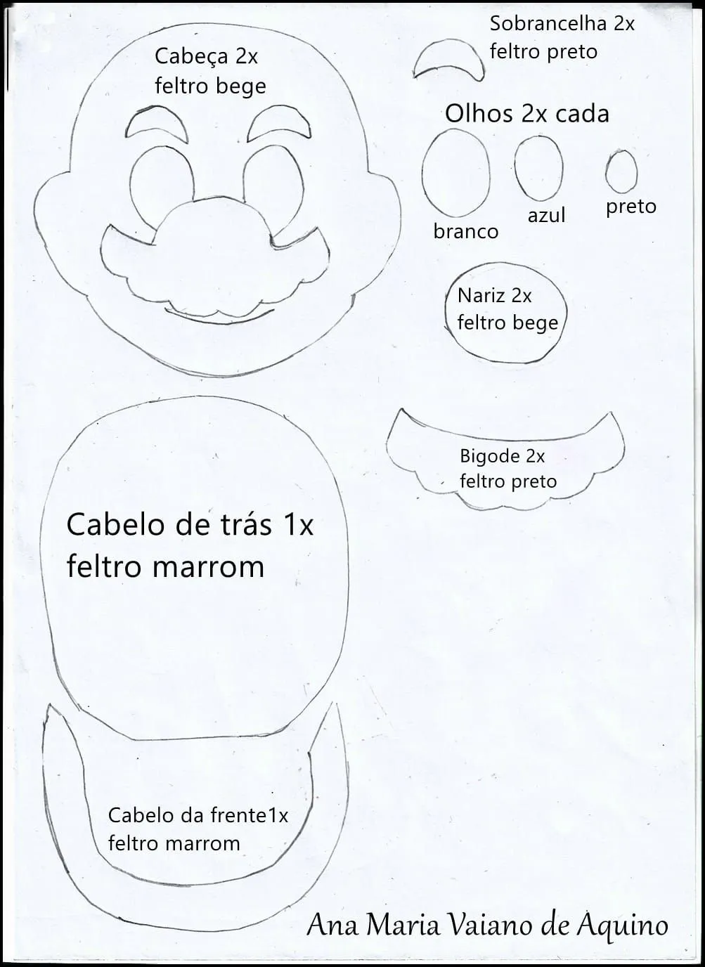 Cómo hacer muñecos de felpa de Super Mario Bros Cómo hacer muñecos de felpa de Super Mario Bros