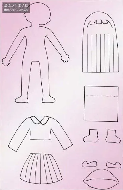 Muñeca de fieltro patrones - Imagui