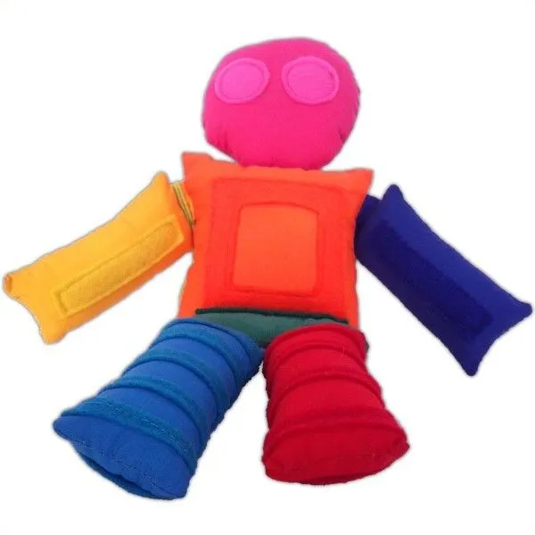 Muñeco de figuras geometricas - Imagui