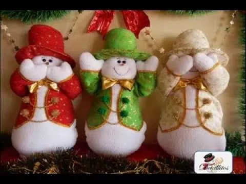 MUÑECOS NAVIDEÑOS: NIEVES SABIOS - YouTube