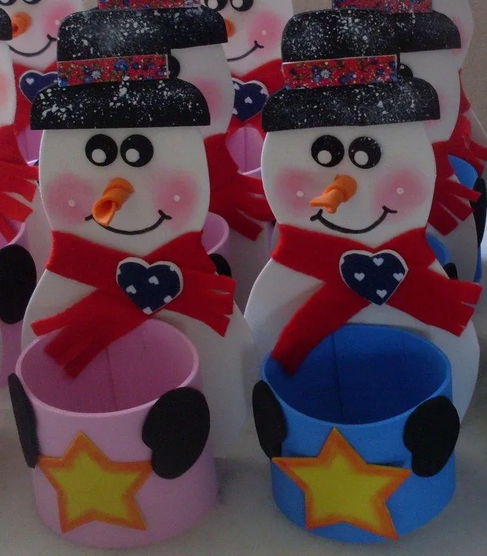 Muñecos de Nieve en Goma Eva | Todo en GOMA EVA Muñecos de Nieve en Goma Eva | Todo en GOMA EVA