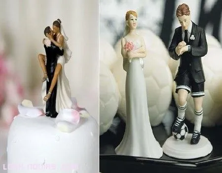 Muñecos originales para la tarta