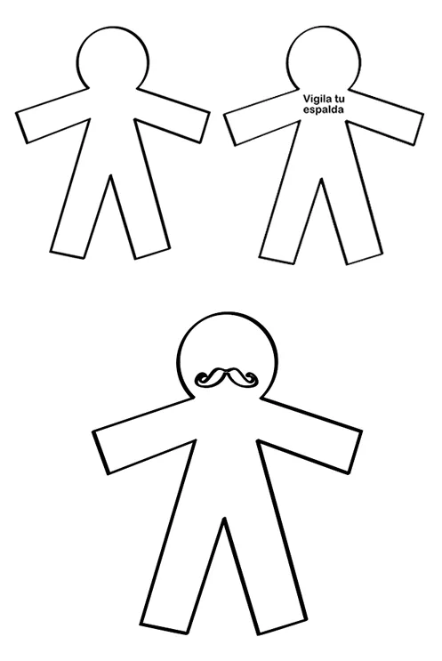 Dibujos para Colorear: Muñecos Día Inocentes Dibujos para Colorear: Muñecos Día Inocentes