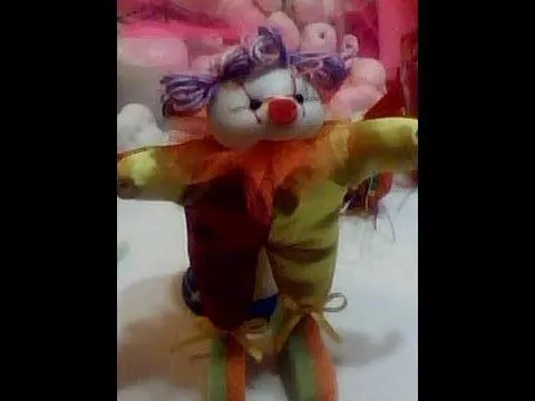 Muñecos soft ...Payaso arlequín...proyecto 130 - YouTube