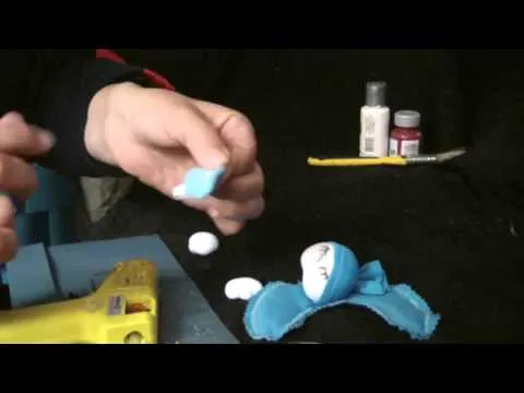 Muñecos Soft...souvenir bebé en luna ojos cerrados 2/2... proyecto ...