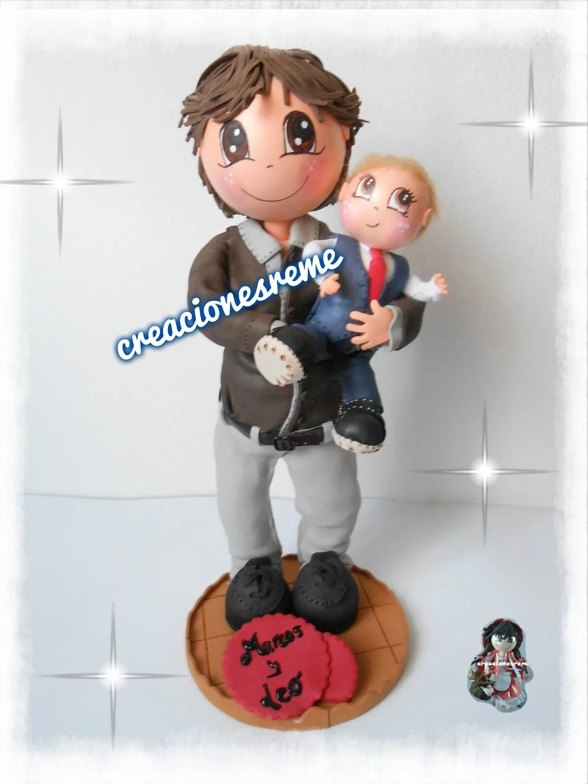 Muñequitas fofuchas de goma eva Creacionesreme: Muñeco fofucho personalizado Marcos y su bebe Leo Muñequitas fofuchas de goma eva Creacionesreme: Muñeco fofucho personalizado Marcos y su bebe Leo