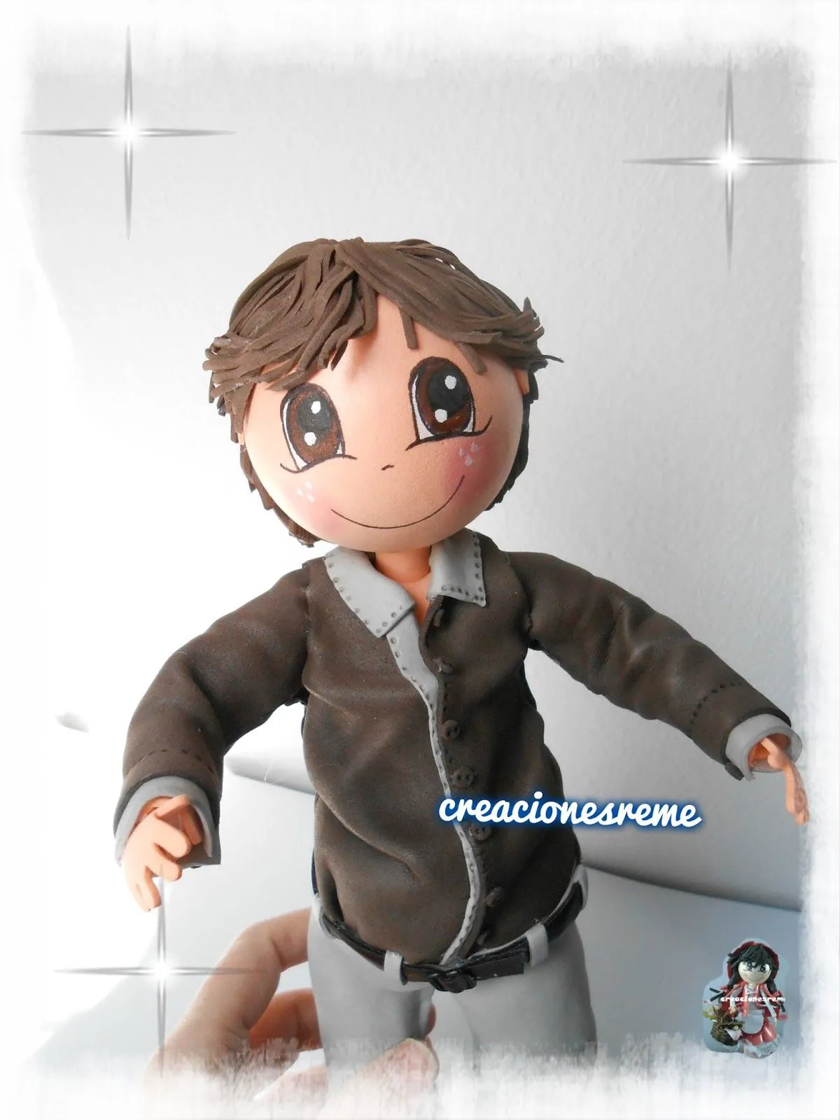 Muñequitas fofuchas de goma eva Creacionesreme: Muñequito fofucho Marcos personalizado Muñequitas fofuchas de goma eva Creacionesreme: Muñequito fofucho Marcos personalizado