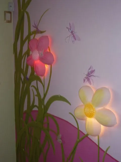 Mural decorativo para habitación de niña - Contemporary - Kids ... Mural decorativo para habitación de niña - Contemporary - Kids ...