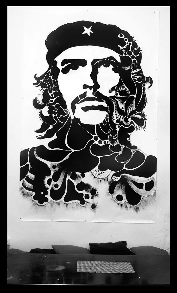 mi mural dibujo del Che Guevara - Taringa!