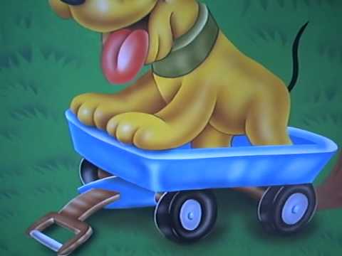 MURAL INFANTIL PINTADO A MANO CON IMAGENES DE BEBES DISNEY - YouTube