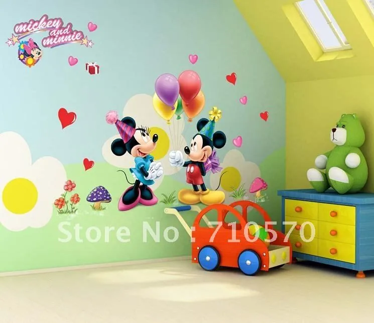 Mural de Mickey bebé - Imagui