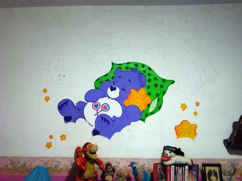 Mural Osito Cariñosito para la hija de mi prima - Fornewssites! Mural Osito Cariñosito para la hija de mi prima - Fornewssites!