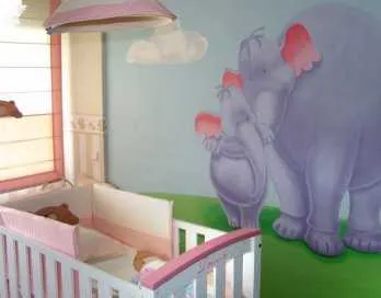 Los murales en los cuartos de los bebes ~ mundo-de-bebes.com Los murales en los cuartos de los bebes ~ mundo-de-bebes.com