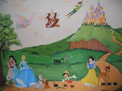 Murales Disney completato! - Paperblog