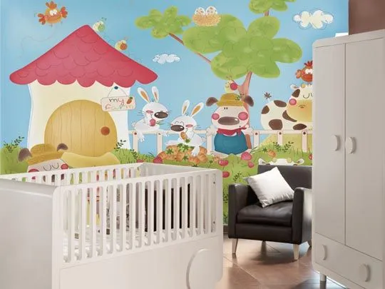 Murales para habitaciones de bebés La Bambolina | DECORACIÓN BEBÉS Murales para habitaciones de bebés La Bambolina | DECORACIÓN BEBÉS
