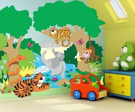 Murales para habitaciones infantiles