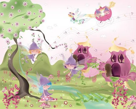 MURALES INFANTILES DE PAPEL