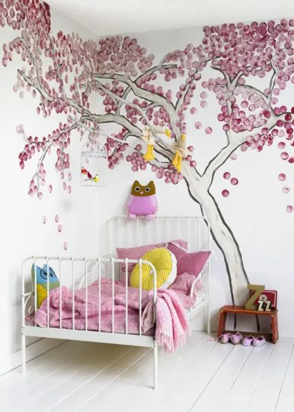 Murales infantiles con árboles | Decoideas.Net