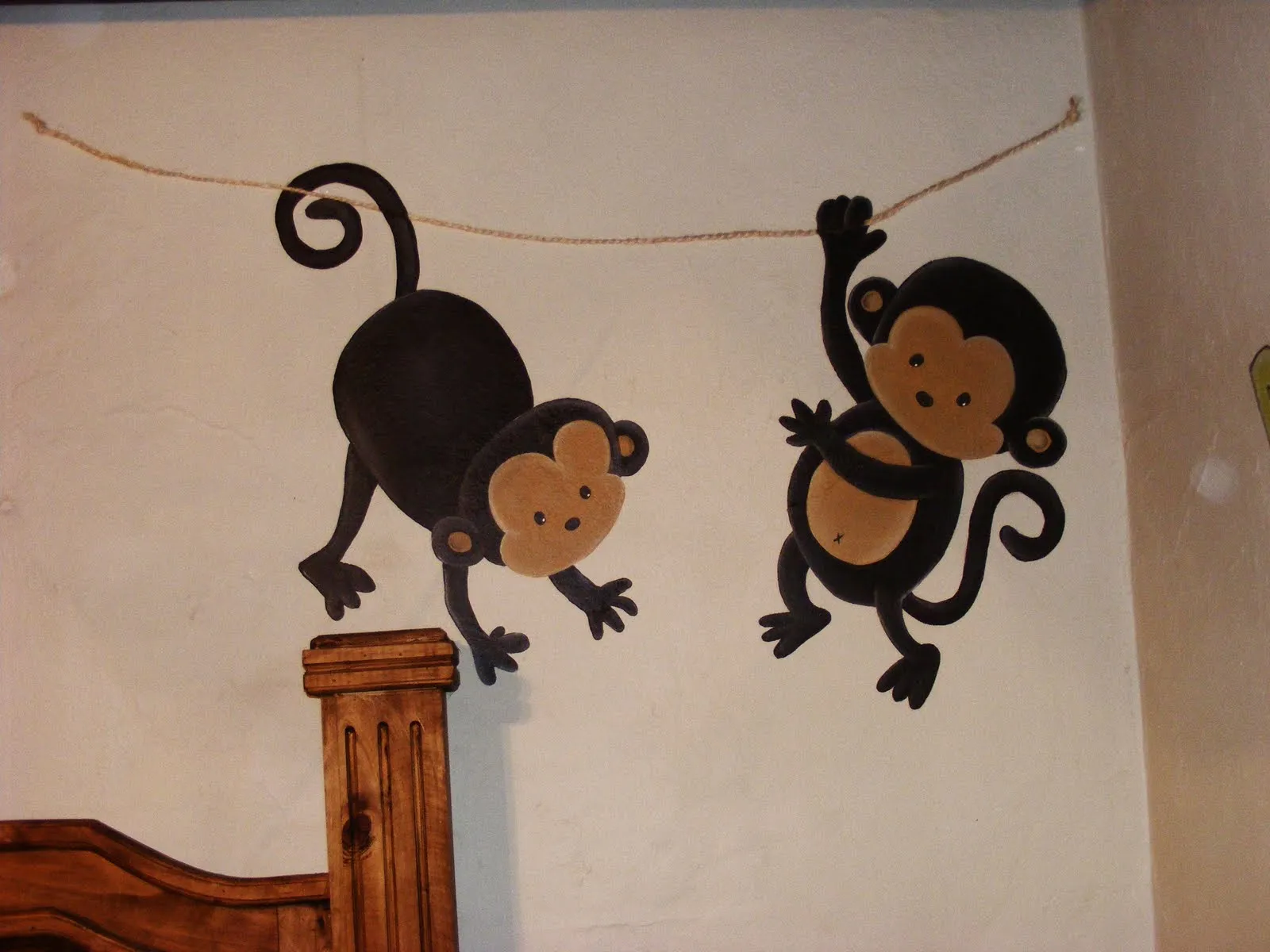 MURALES INFANTILES: Changuitos Recamara de Diego MURALES INFANTILES: Changuitos Recamara de Diego